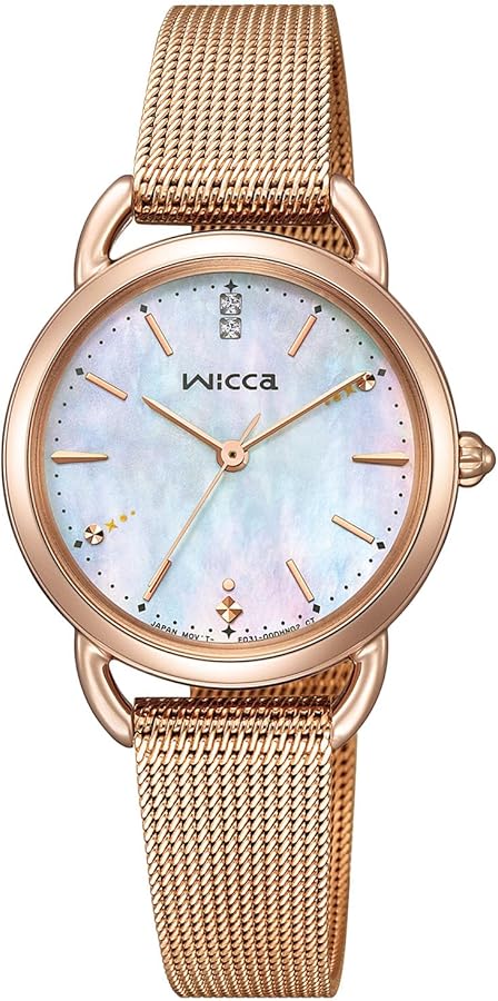 Amazon | [CITIZEN] 腕時計 wicca 限定モデル 替えバンド付き 2way